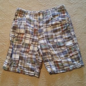 Mens Izod Plaid Shorts